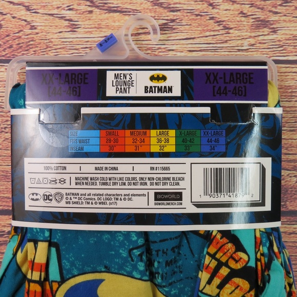 Bioworld Men's Lounge Pant Batman Gotham Guardian - Picture 7 of 7